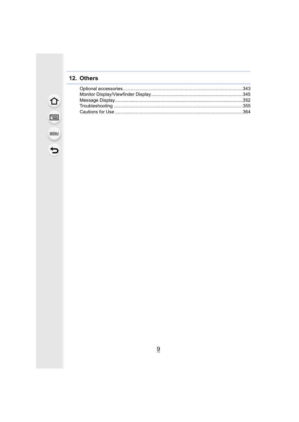 Panasonic Lumix GH5S Mirrorless Camera User Manual | Page 9 / 372