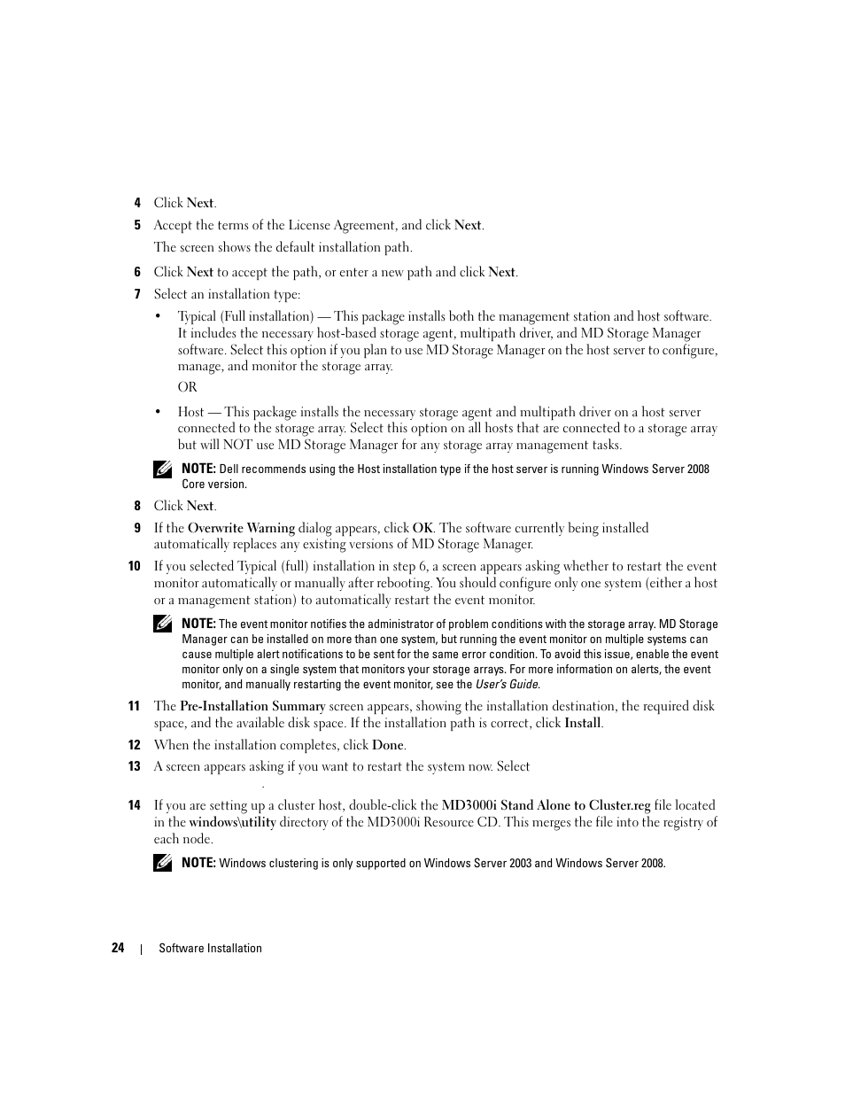 Dell PowerVault 3000i User Manual | Page 24 / 68