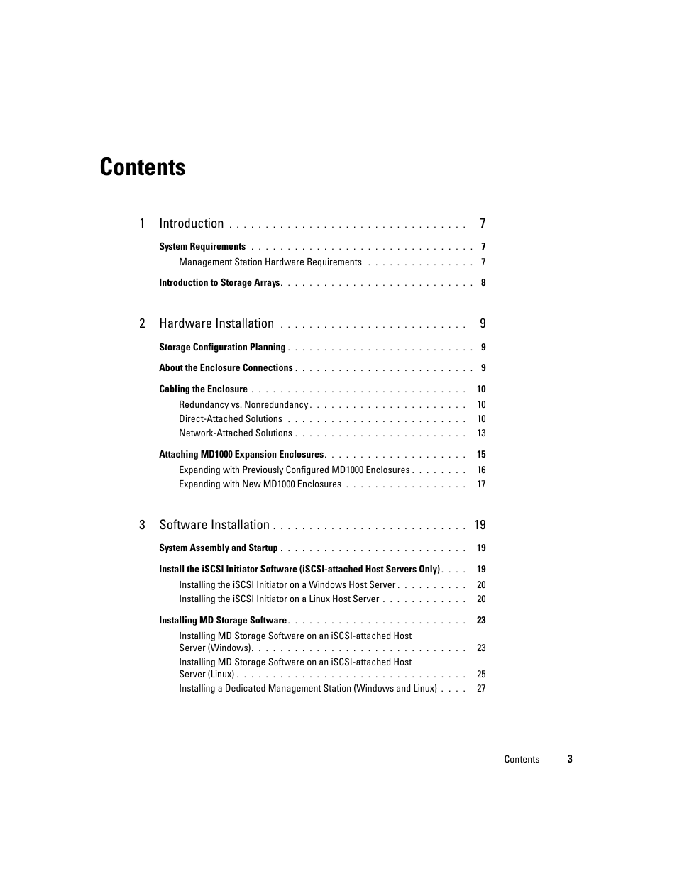 Dell PowerVault 3000i User Manual | Page 3 / 68