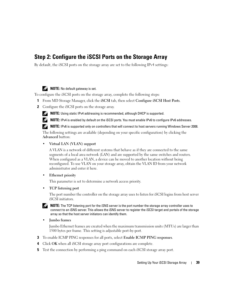 Dell PowerVault 3000i User Manual | Page 39 / 68