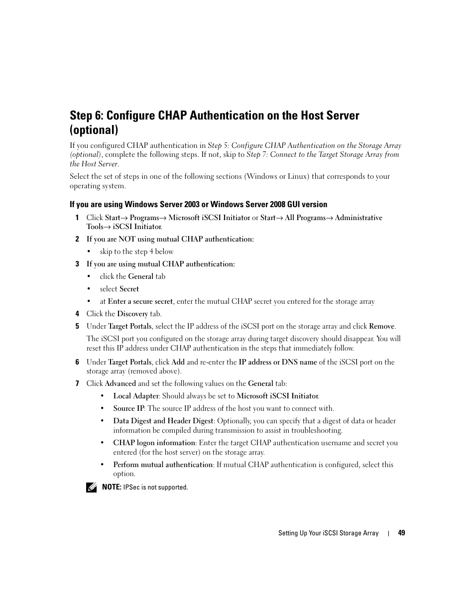 Dell PowerVault 3000i User Manual | Page 49 / 68