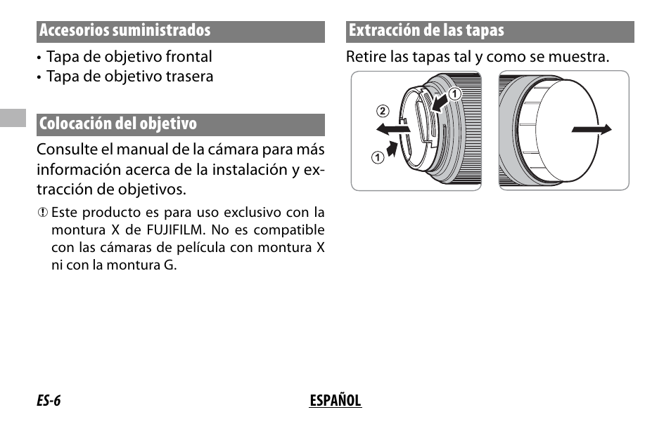 FujiFilm XC 35mm f/2 Lens User Manual | Page 34 / 120