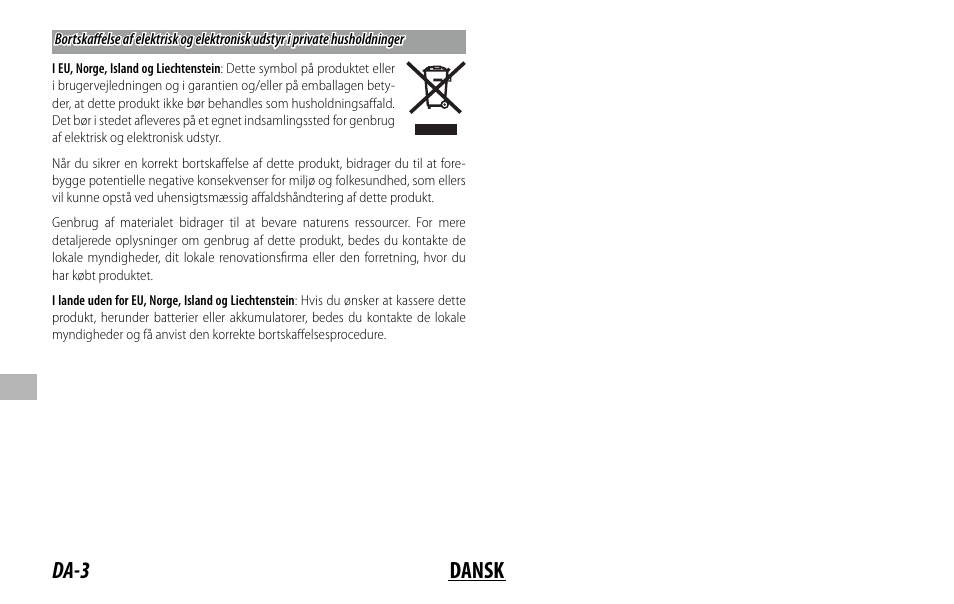 Da-3 dansk | FujiFilm XC 35mm f/2 Lens User Manual | Page 80 / 120