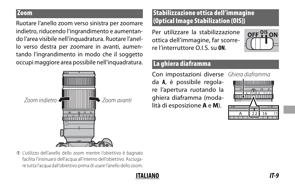 FujiFilm XF 50-140mm f/2.8 R LM OIS WR Lens User Manual | Page 109 / 170