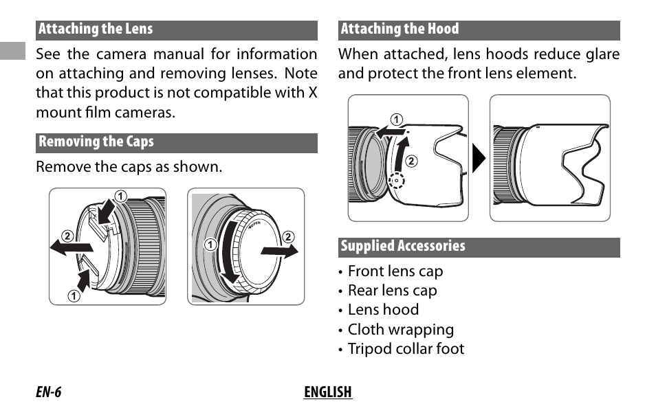 FujiFilm XF 50-140mm f/2.8 R LM OIS WR Lens User Manual | Page 16 / 170