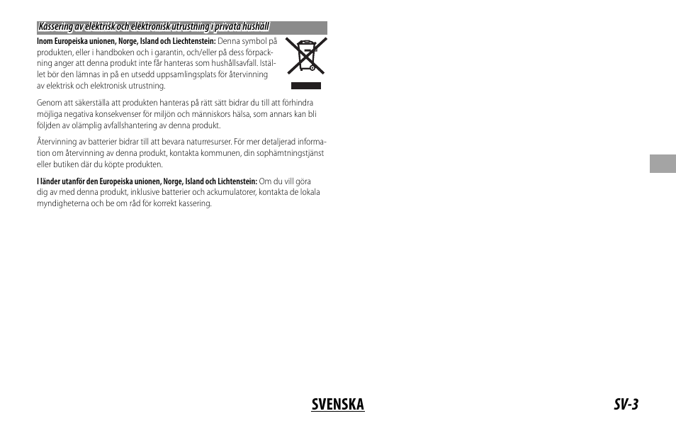 Sv-3 svenska | FujiFilm XF 16mm f/1.4 R WR Lens User Manual | Page 51 / 136