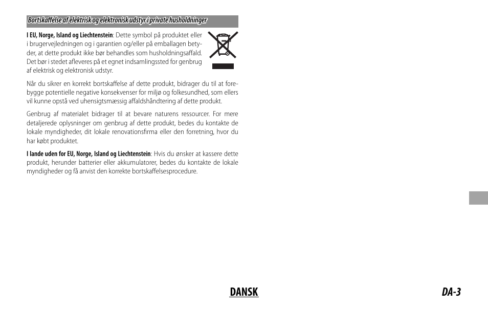 Da-3 dansk | FujiFilm XF 16mm f/1.4 R WR Lens User Manual | Page 91 / 136