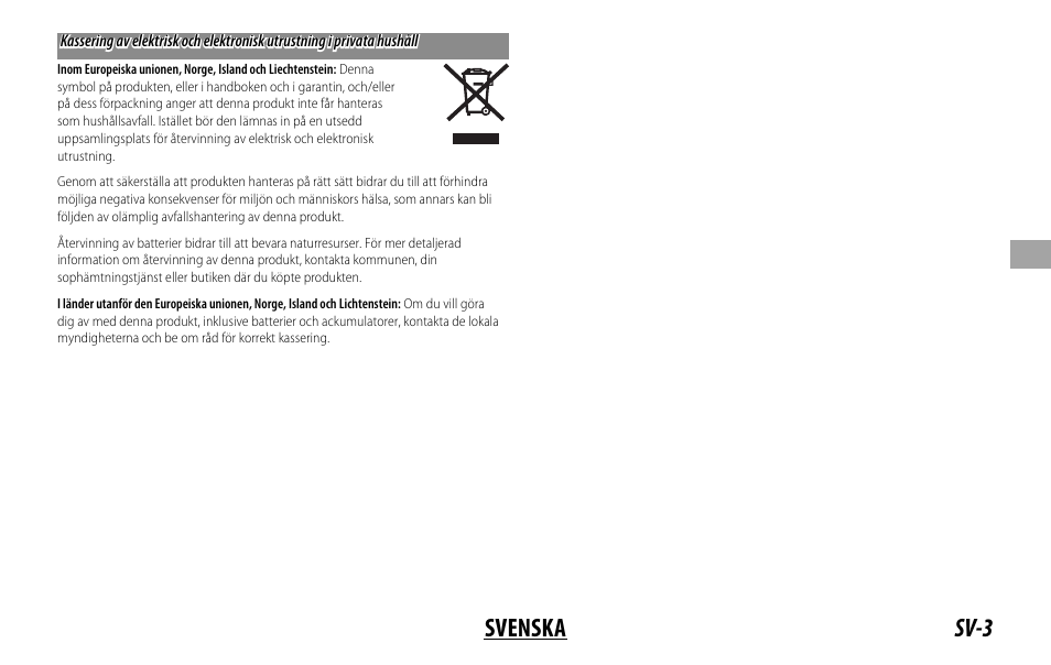 Sv-3 svenska | FujiFilm XF 8-16mm f/2.8 R LM WR Lens User Manual | Page 51 / 140