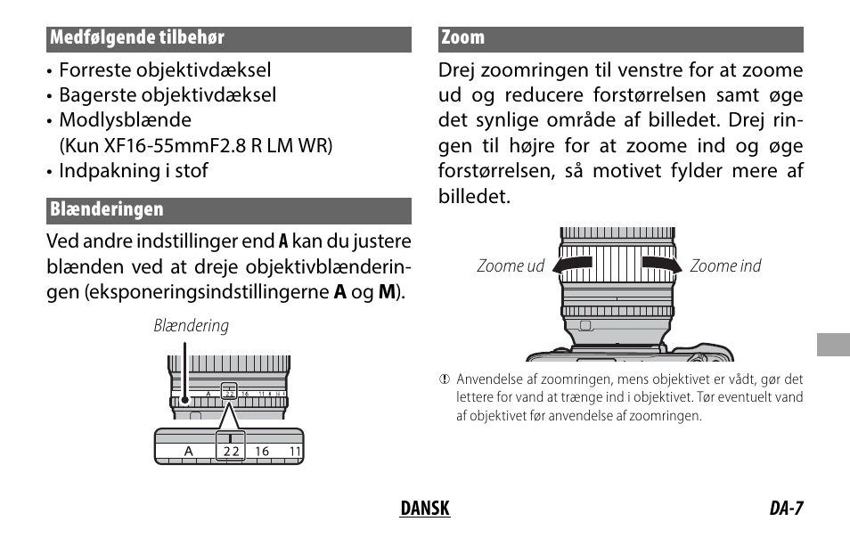 FujiFilm XF 8-16mm f/2.8 R LM WR Lens User Manual | Page 95 / 140