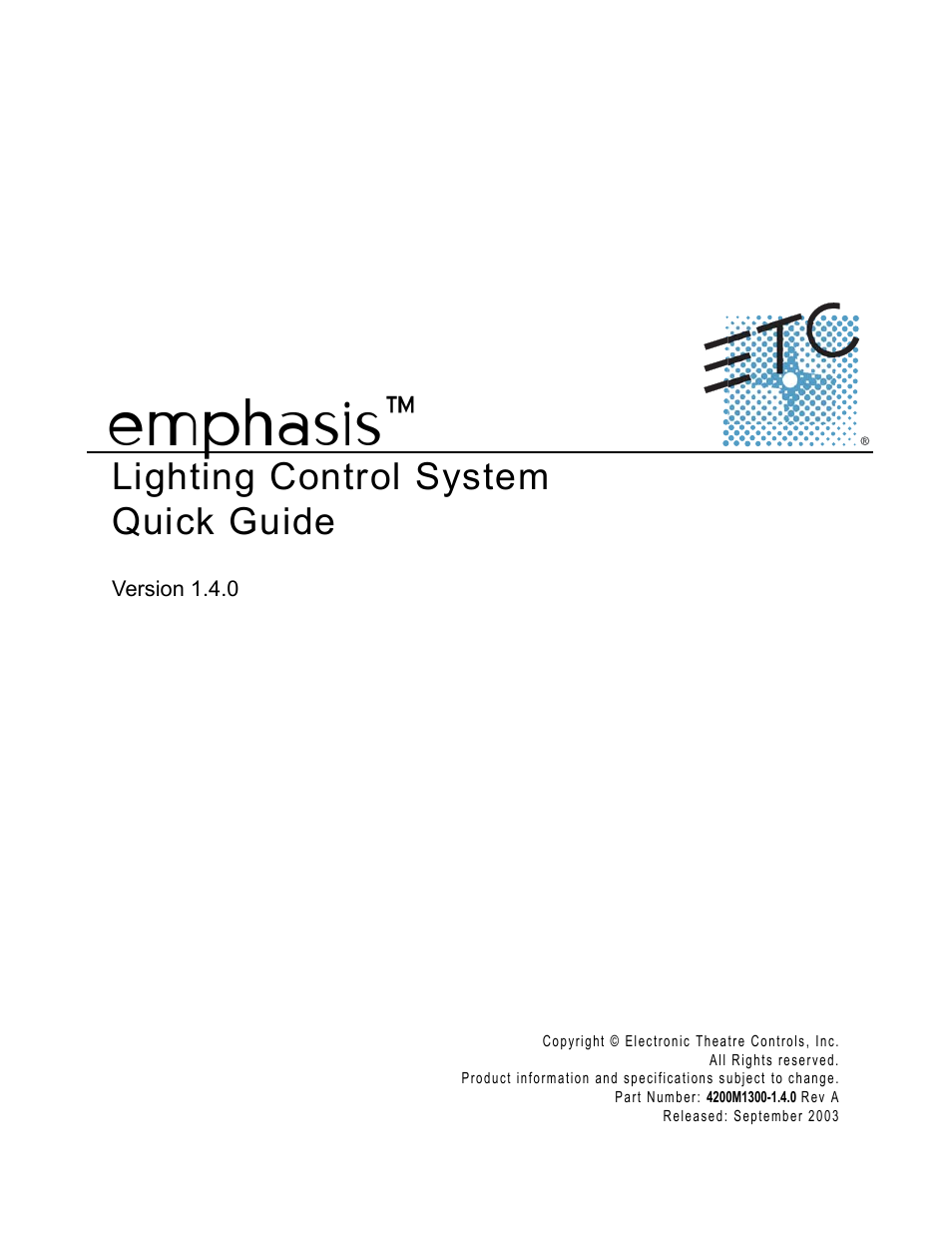 Dell Emphasis Lighting Control System User Manual | 68 pages