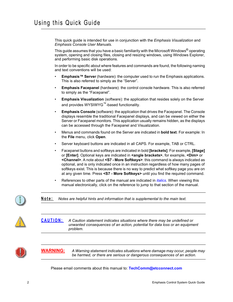 Using this quick guide | Dell Emphasis Lighting Control System User Manual | Page 6 / 68