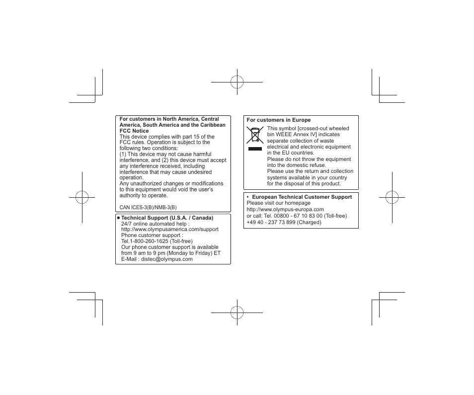 Olympus M.Zuiko Digital ED 12-100mm f/4 IS PRO Lens User Manual | Page 7 / 106