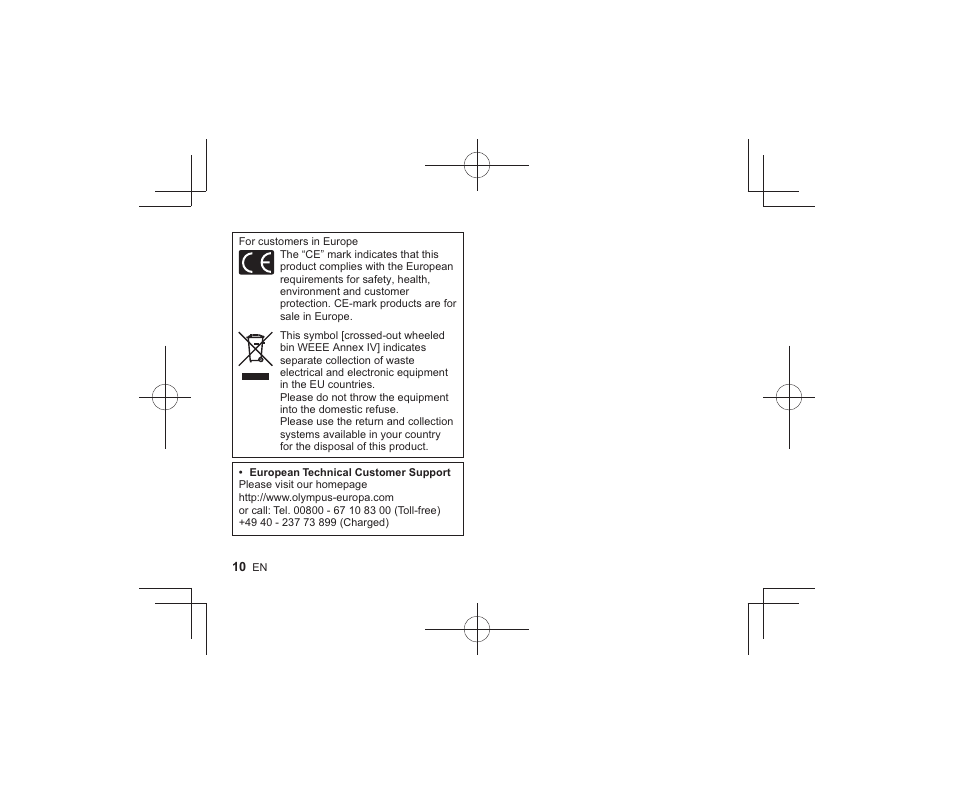 Olympus M.Zuiko Digital ED 300mm f/4 IS PRO Lens User Manual | Page 8 / 101
