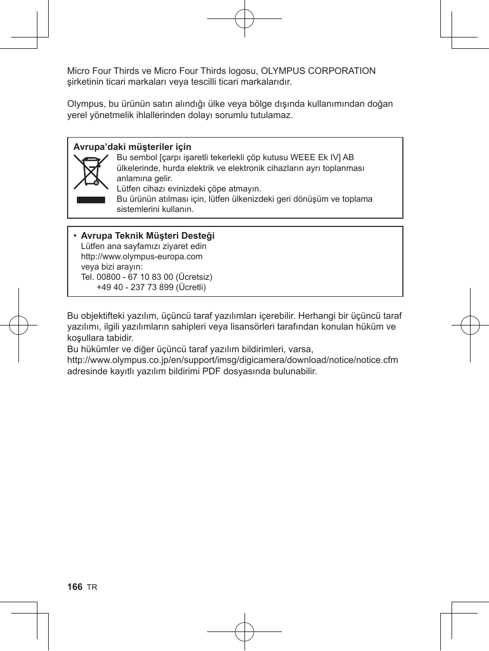 OM SYSTEM M. Zuiko 150-400mm f/4.5 TC 1.25 IS PRO Lens User Manual | Page 164 / 202