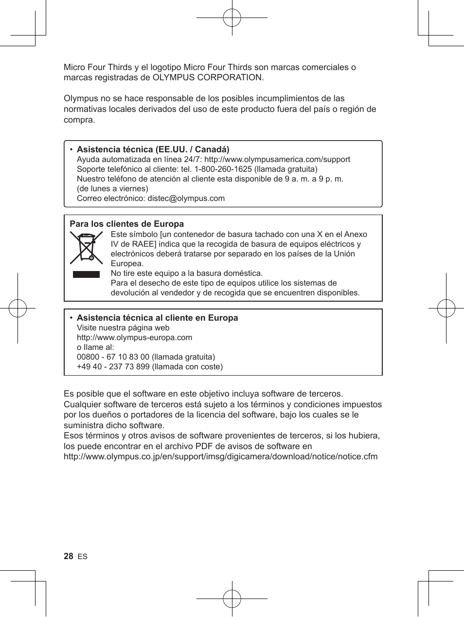 OM SYSTEM M. Zuiko 150-400mm f/4.5 TC 1.25 IS PRO Lens User Manual | Page 26 / 202