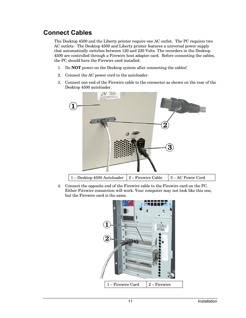 Connect cables | Dell CDPR3 User Manual | Page 11 / 57