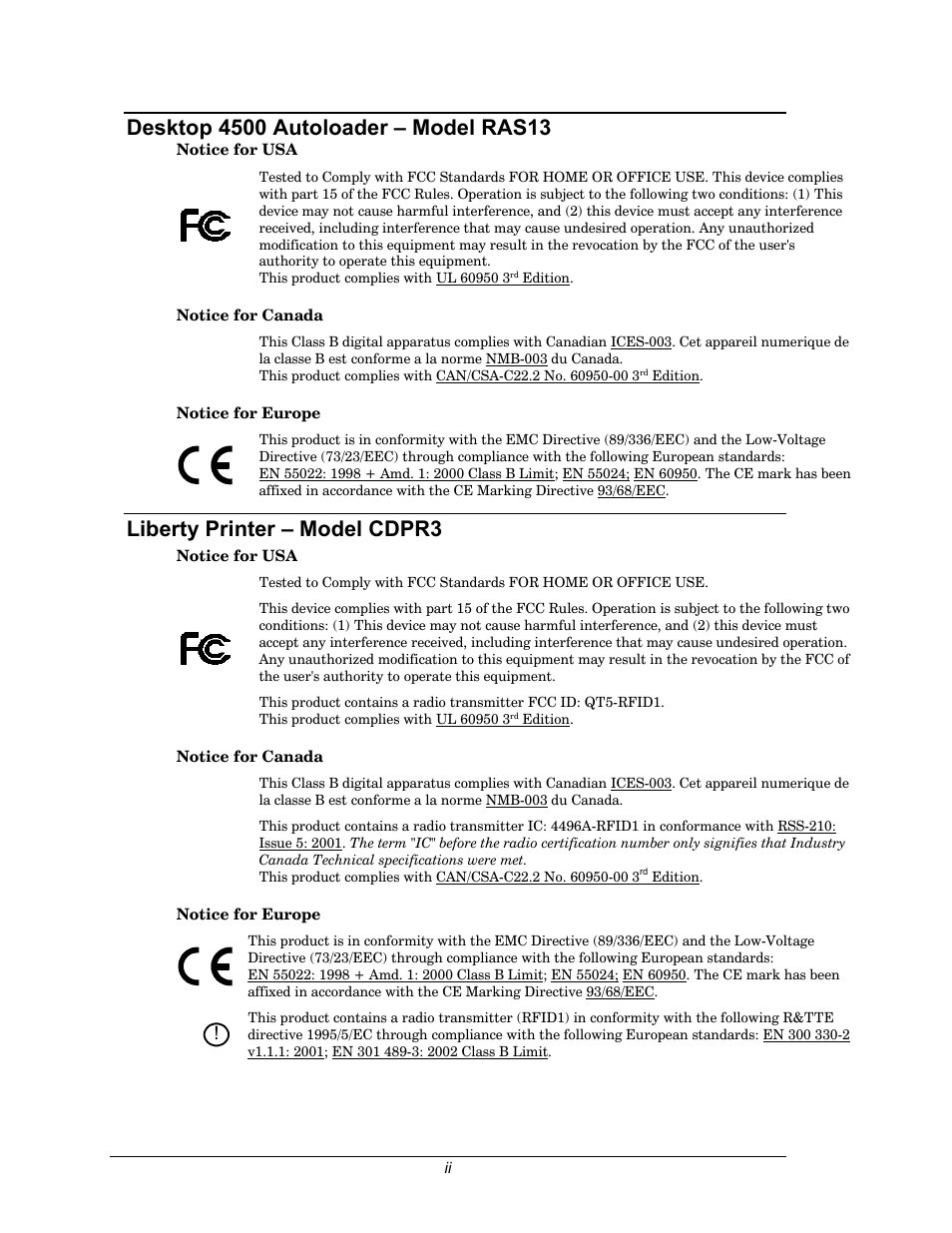 Liberty printer – model cdpr3 | Dell CDPR3 User Manual | Page 2 / 57