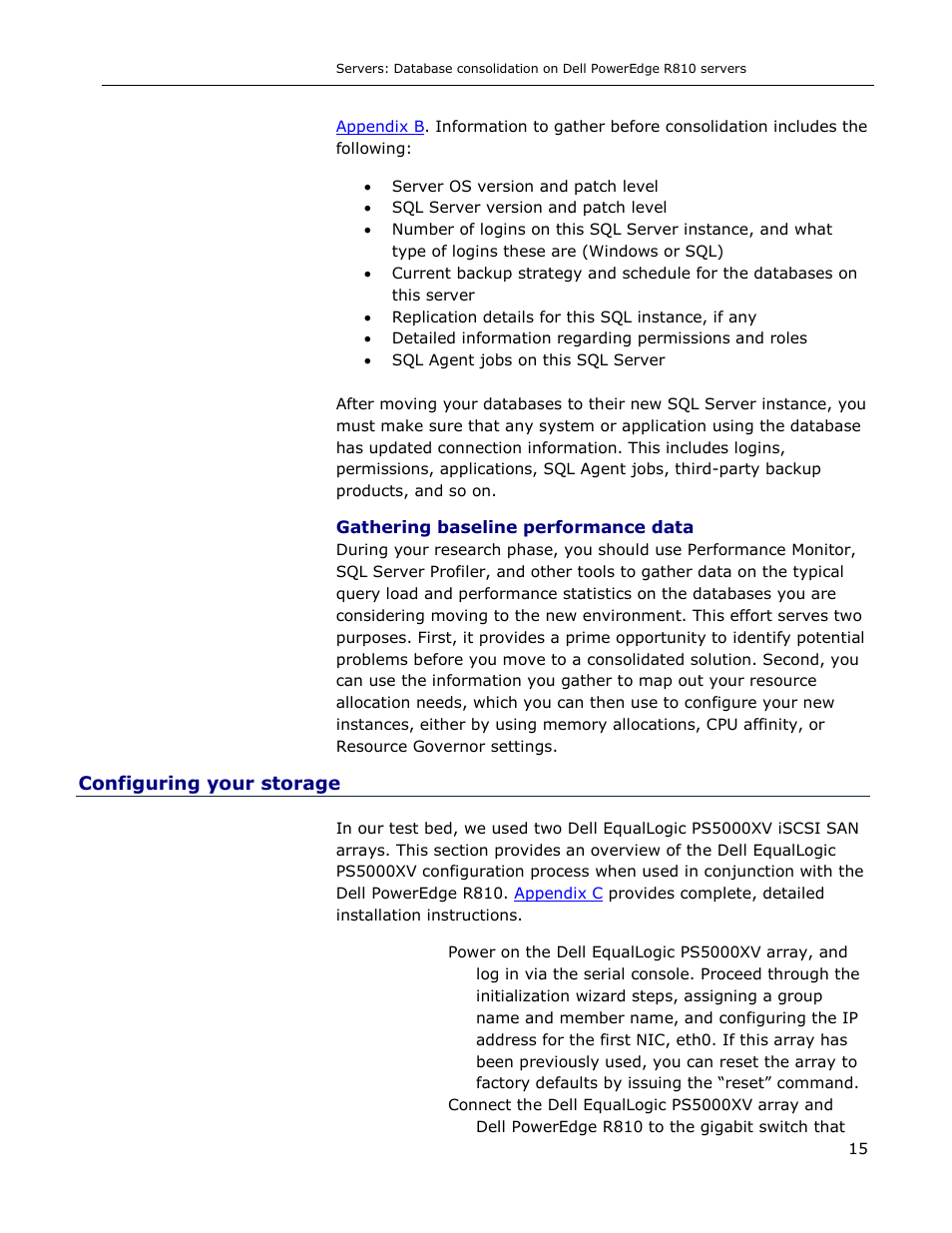 Configuring your storage | Dell R810 User Manual | Page 15 / 48