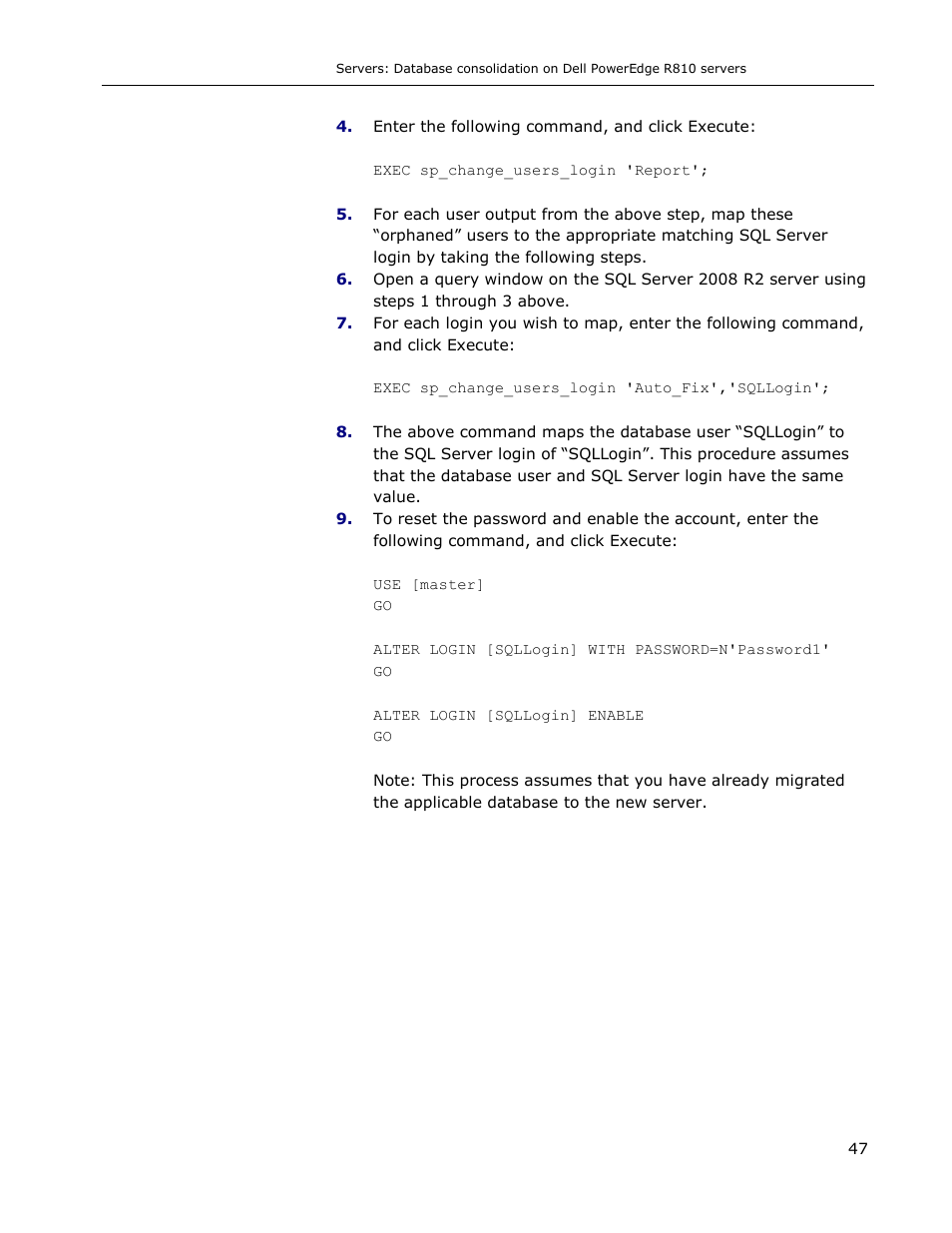 Dell R810 User Manual | Page 47 / 48