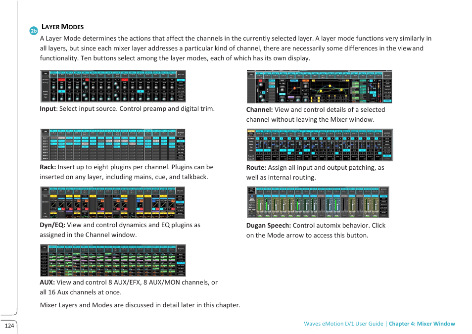 Waves eMotion LV1 64-Channel Mixer with Axis One Custom Computer User Manual | Page 129 / 220