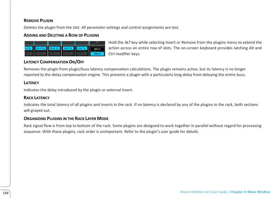 Waves eMotion LV1 64-Channel Mixer with Axis One Custom Computer User Manual | Page 154 / 220
