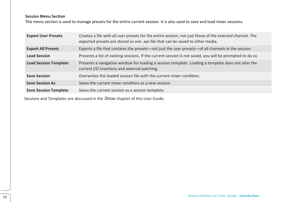 Lv1 main build preview 10.09i, Lv1 main build preview 10.09f | Waves eMotion LV1 64-Channel Mixer with Axis One Custom Computer User Manual | Page 18 / 220