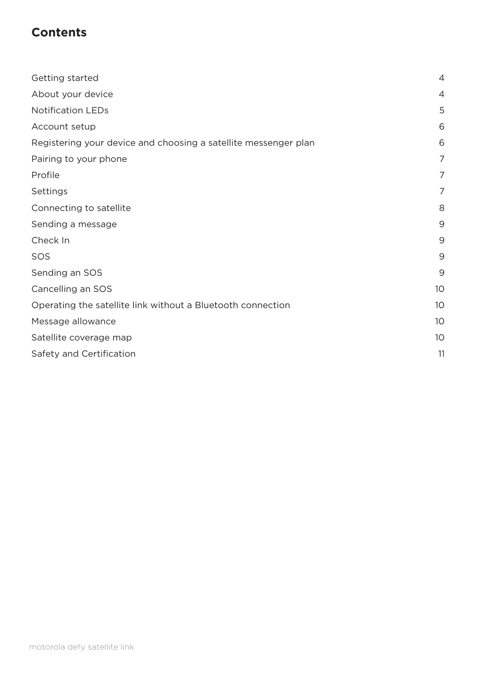 Motorola Defy Satellite Link User Manual | Page 3 / 16