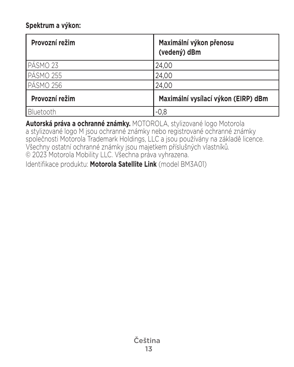 Motorola Defy Satellite Link User Manual | Page 13 / 134