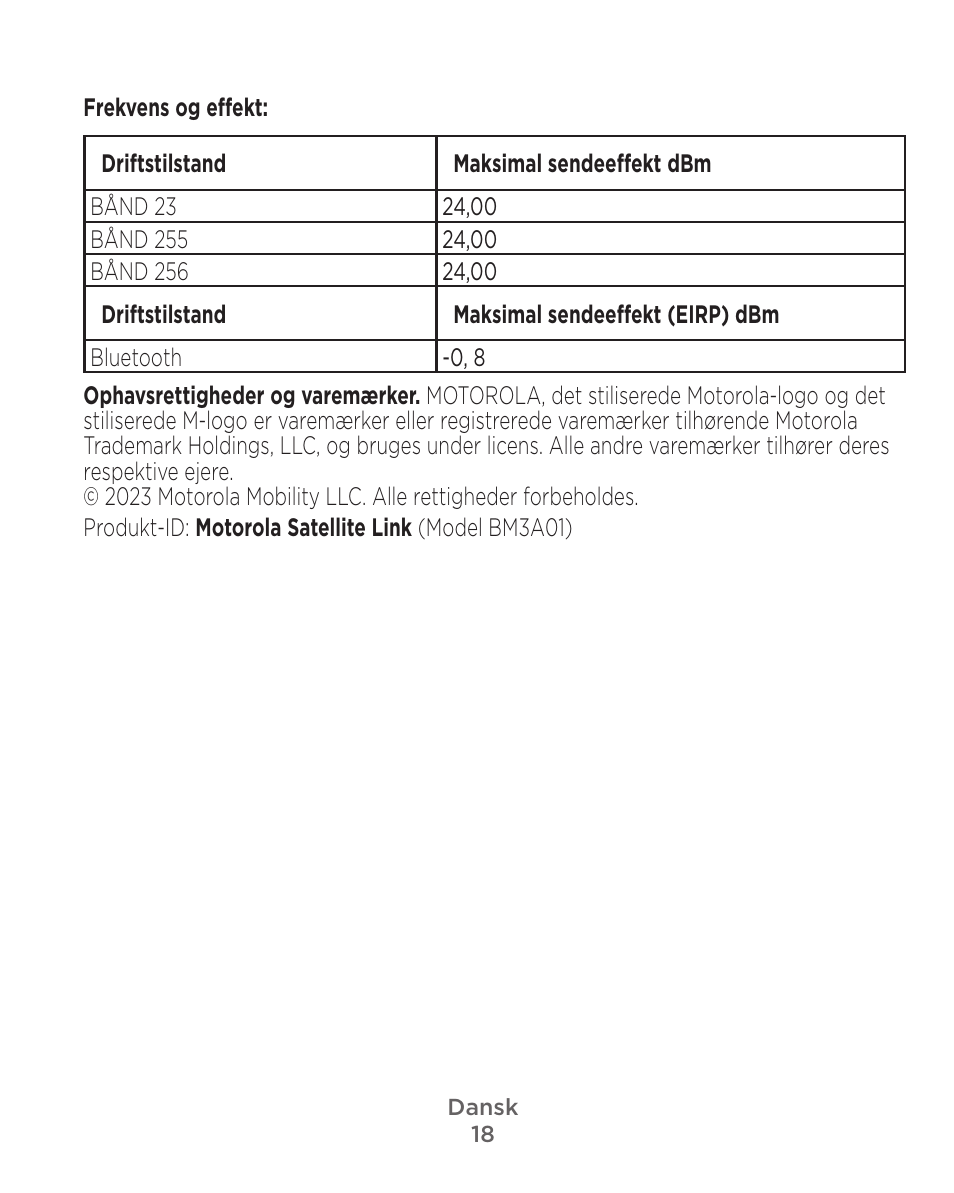 Motorola Defy Satellite Link User Manual | Page 18 / 134