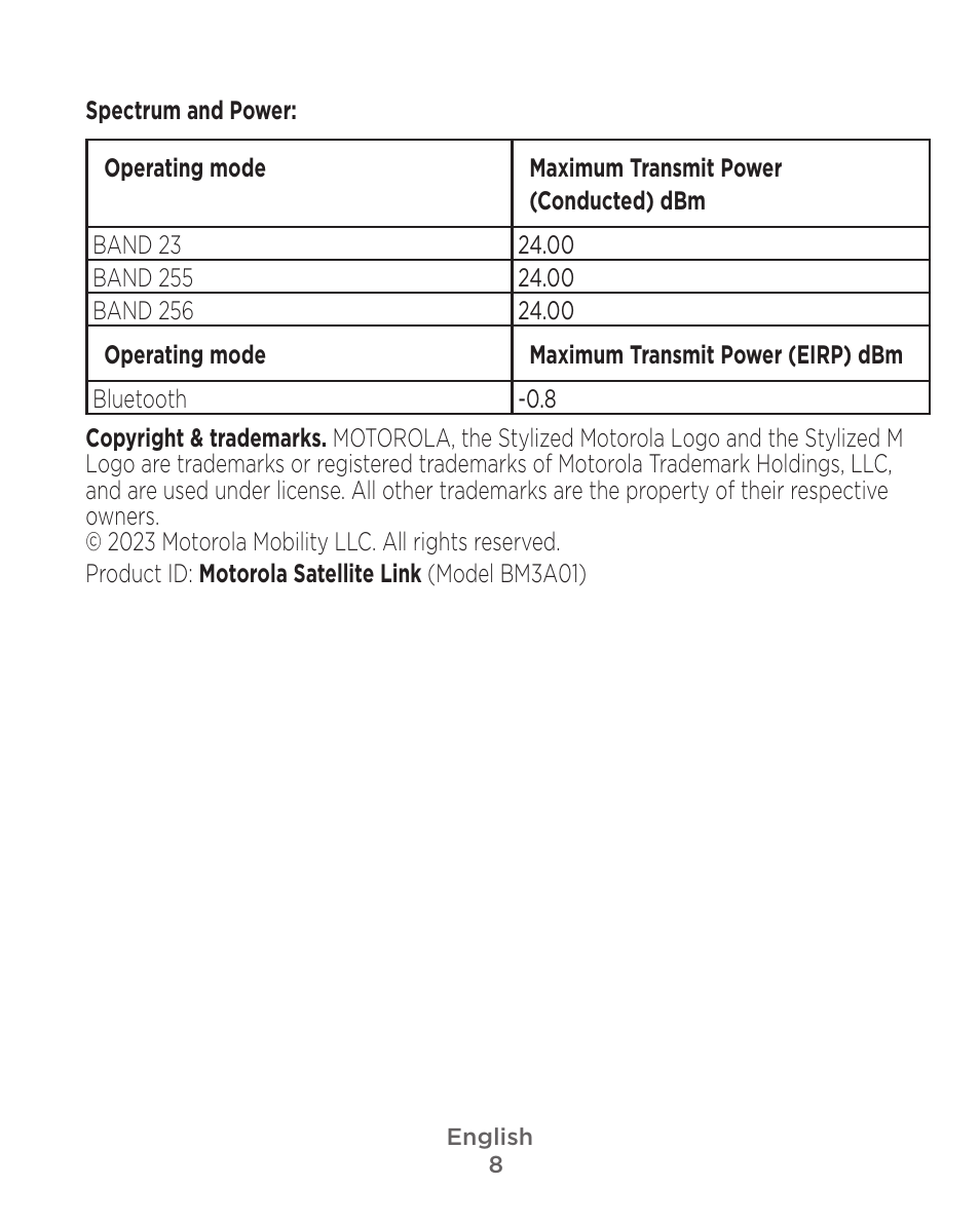 Motorola Defy Satellite Link User Manual | Page 8 / 134