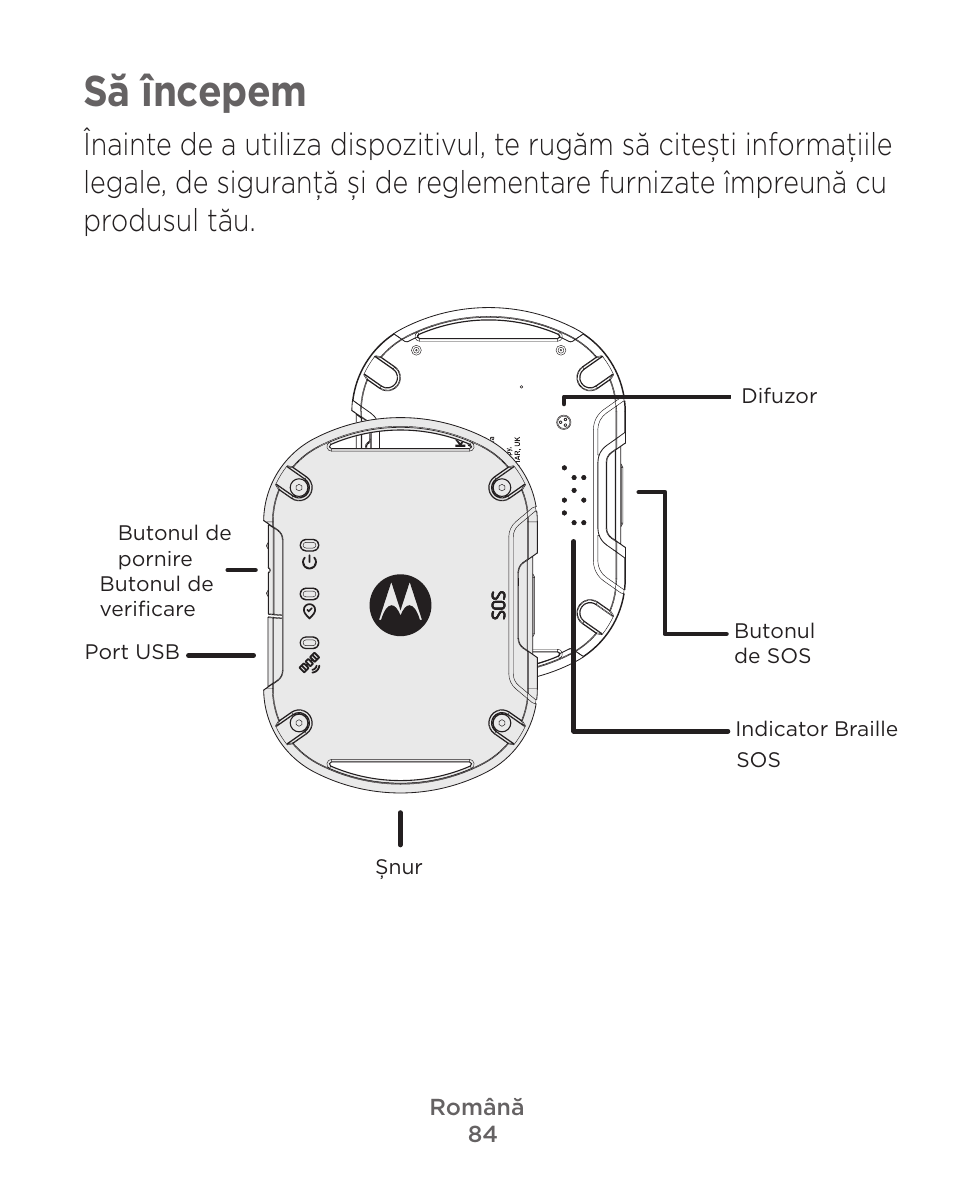 Să începem | Motorola Defy Satellite Link User Manual | Page 84 / 134