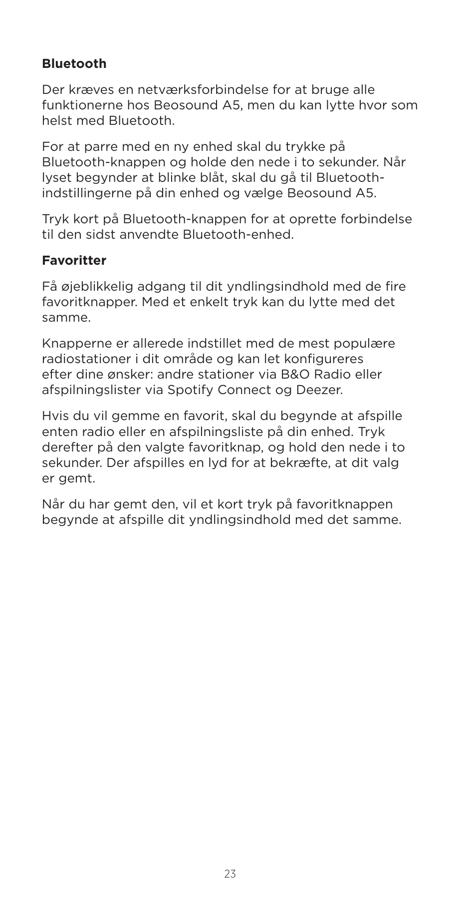 Bang & Olufsen Beosound A5 Portable Wireless Speaker (Nordic Weave) User Manual | Page 23 / 213