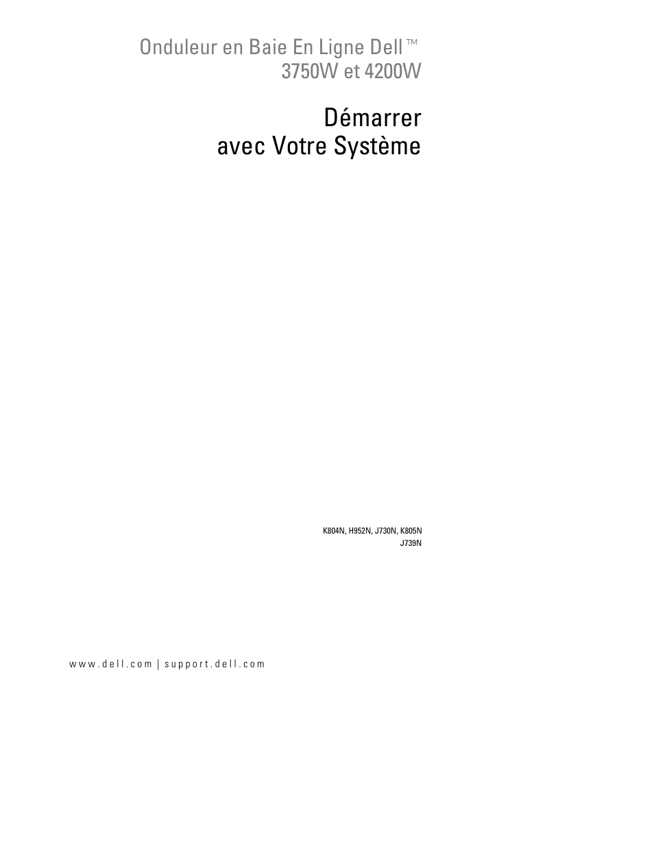 Démarrer avec votre système | Dell J730N User Manual | Page 25 / 202