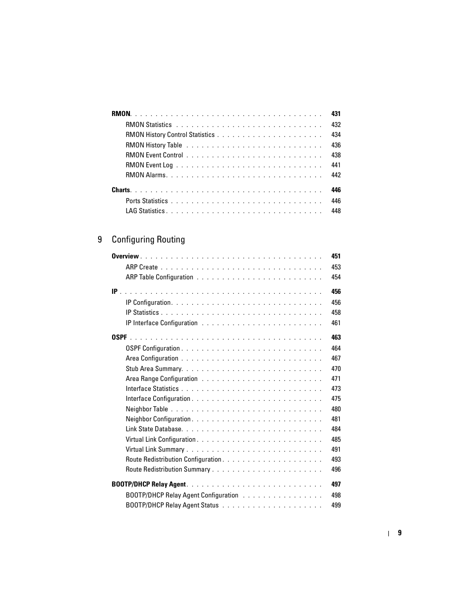9 configuring routing | Dell PowerConnect M6220 User Manual | Page 11 / 737