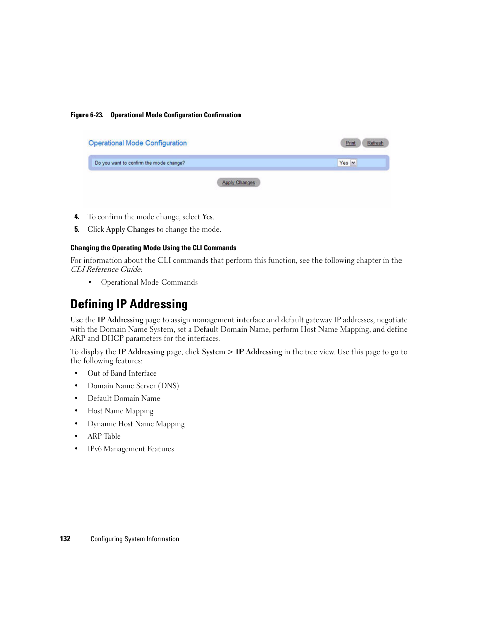 Defining ip addressing | Dell PowerConnect M6220 User Manual | Page 134 / 737