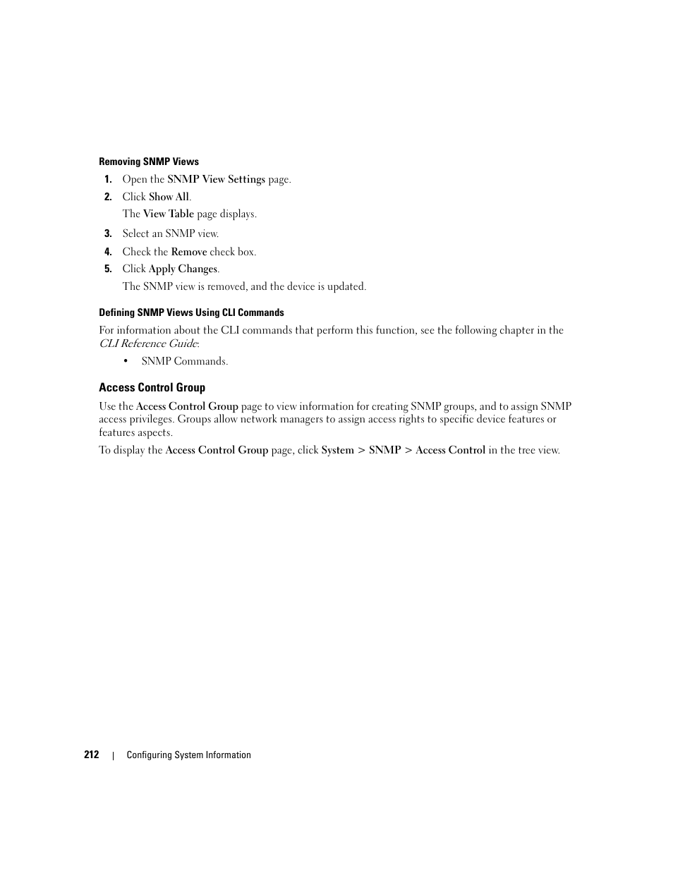 Access control group | Dell PowerConnect M6220 User Manual | Page 214 / 737