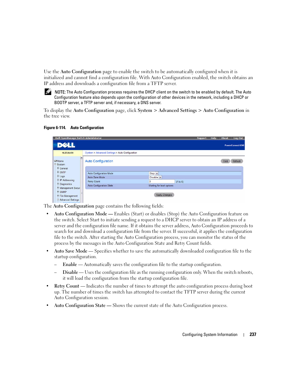 Dell PowerConnect M6220 User Manual | Page 239 / 737