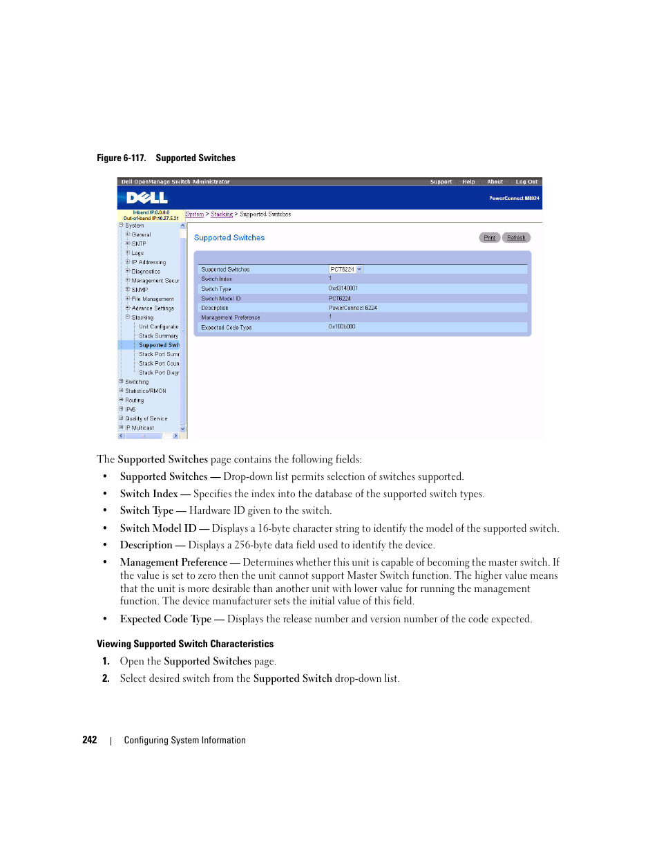 Dell PowerConnect M6220 User Manual | Page 244 / 737