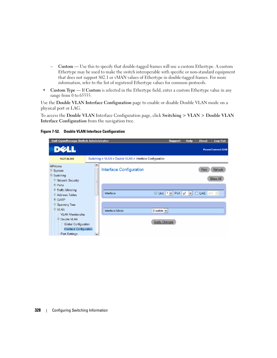 Dell PowerConnect M6220 User Manual | Page 330 / 737