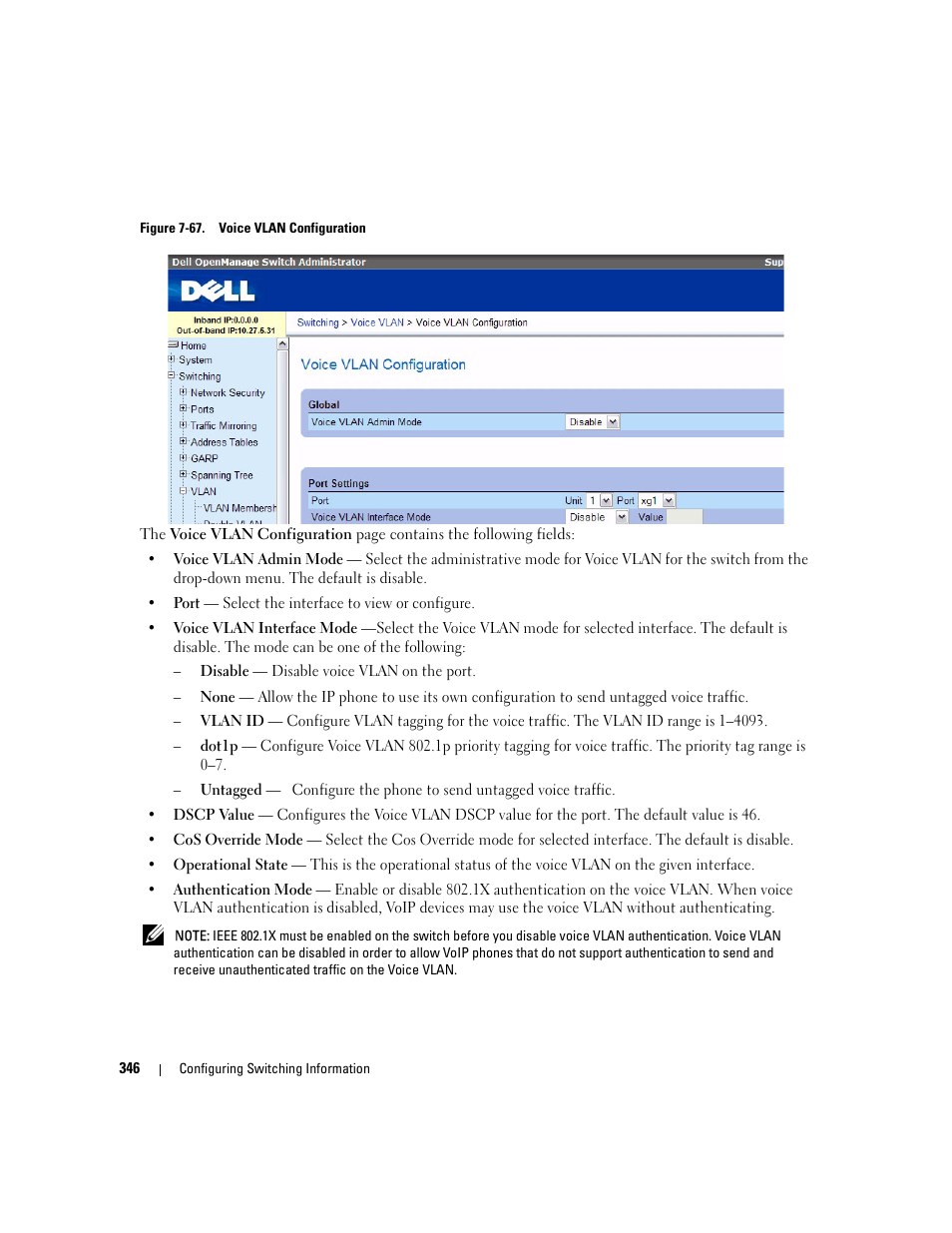 Dell PowerConnect M6220 User Manual | Page 348 / 737