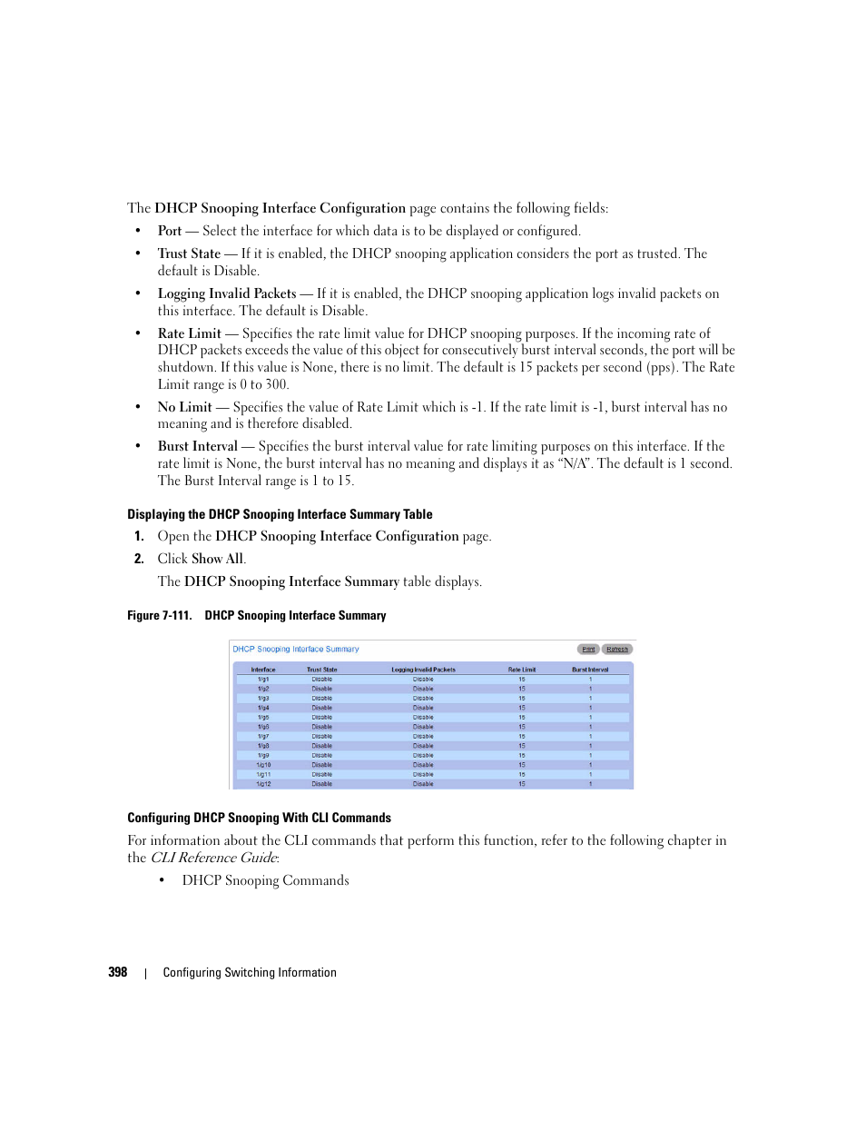 Dell PowerConnect M6220 User Manual | Page 400 / 737