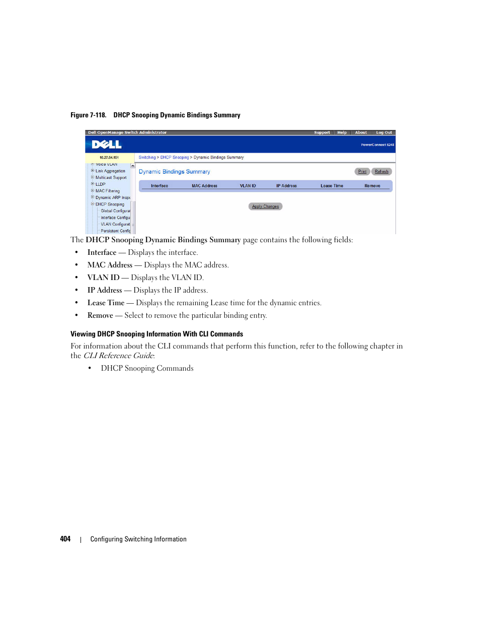 Dell PowerConnect M6220 User Manual | Page 406 / 737