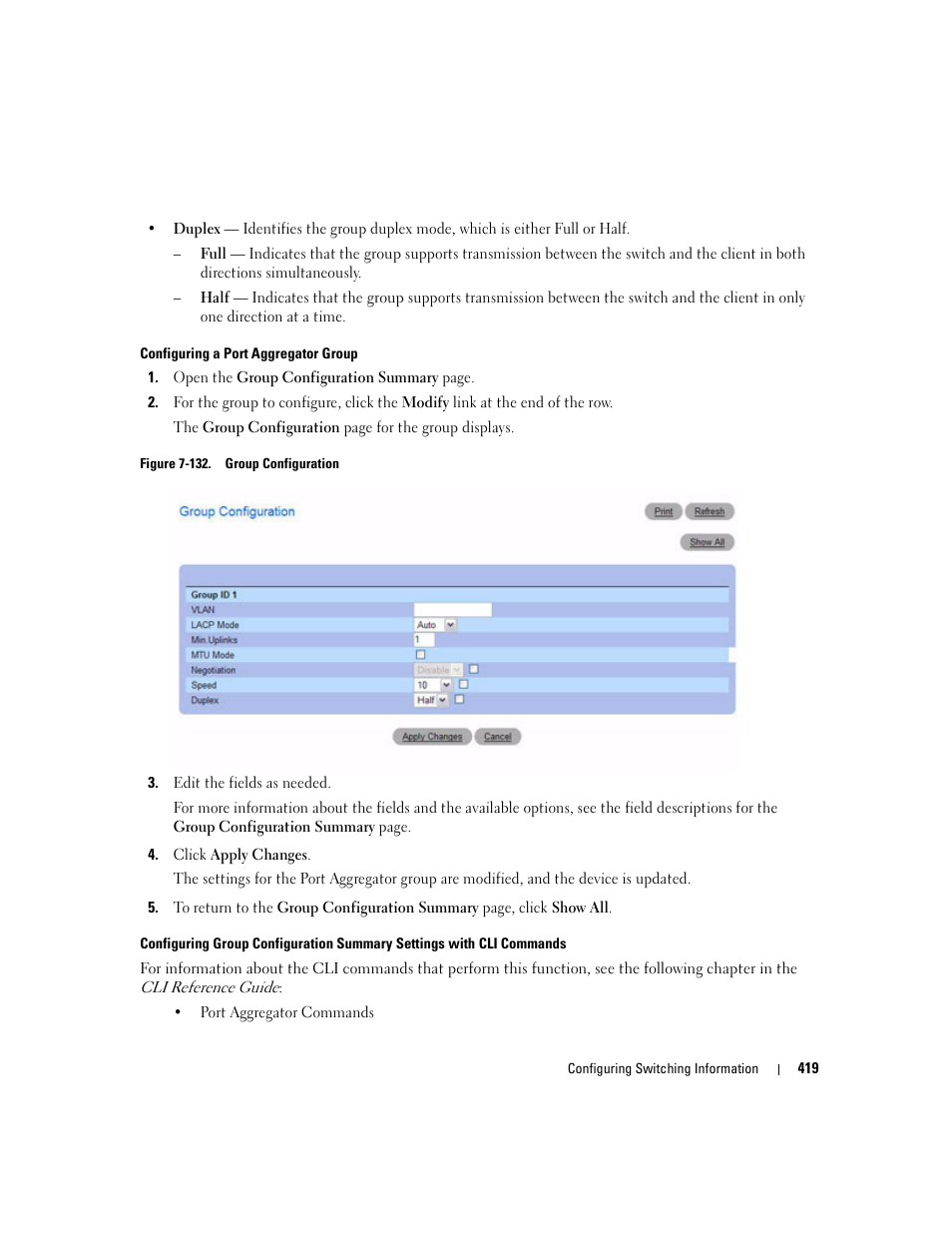 Dell PowerConnect M6220 User Manual | Page 421 / 737