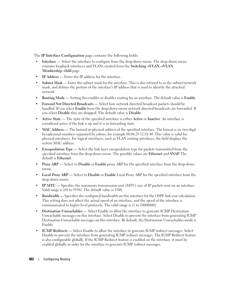Dell PowerConnect M6220 User Manual | Page 464 / 737