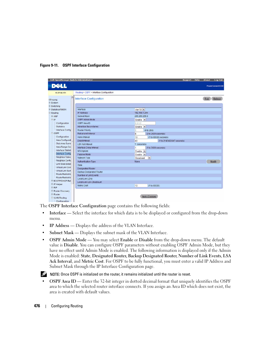 Dell PowerConnect M6220 User Manual | Page 478 / 737