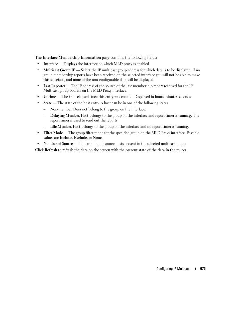 Dell PowerConnect M6220 User Manual | Page 677 / 737