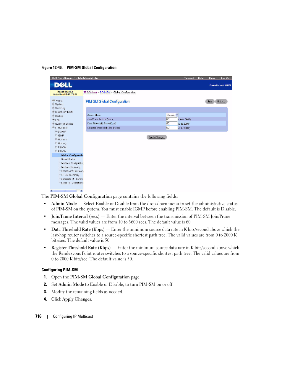 Dell PowerConnect M6220 User Manual | Page 718 / 737