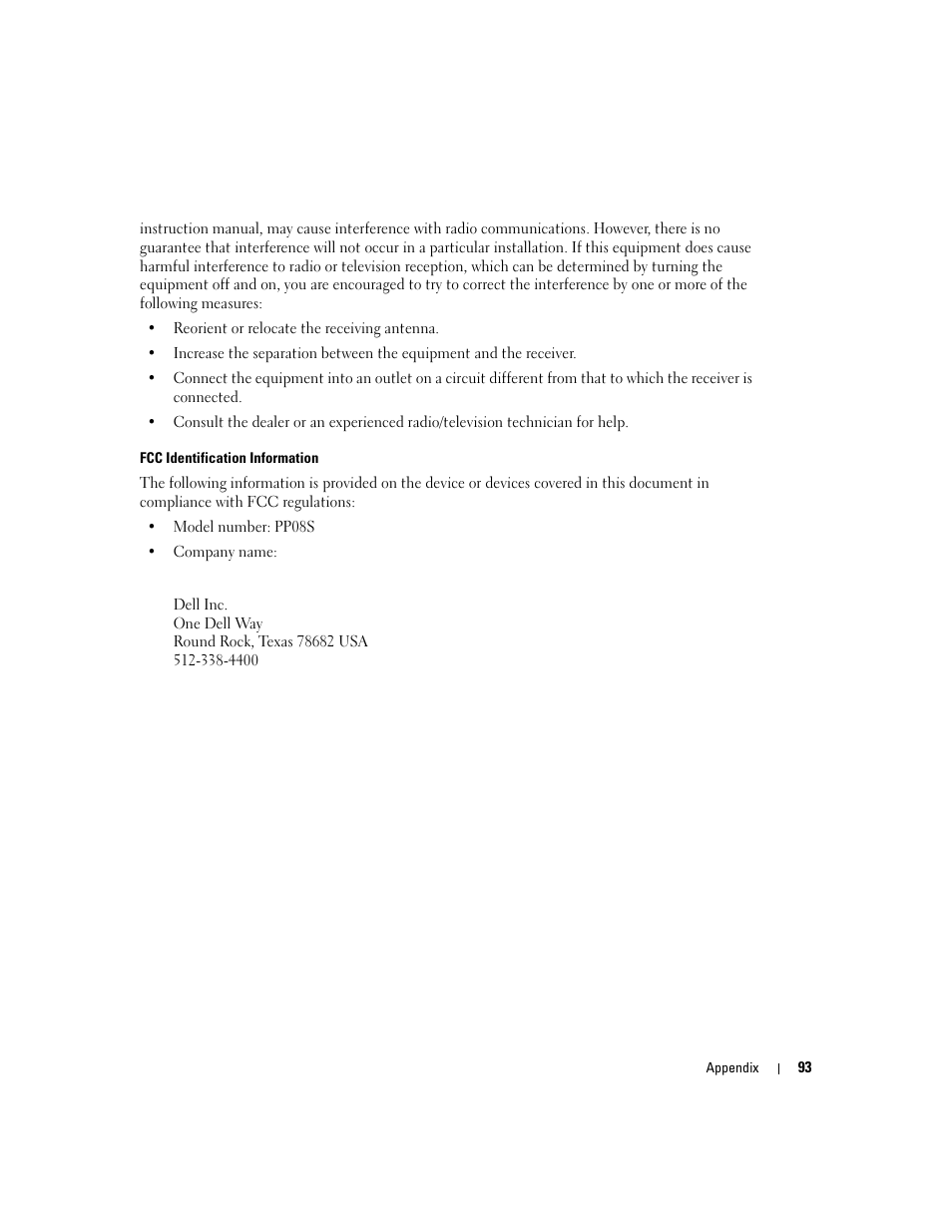 Dell 1000 User Manual | Page 93 / 98