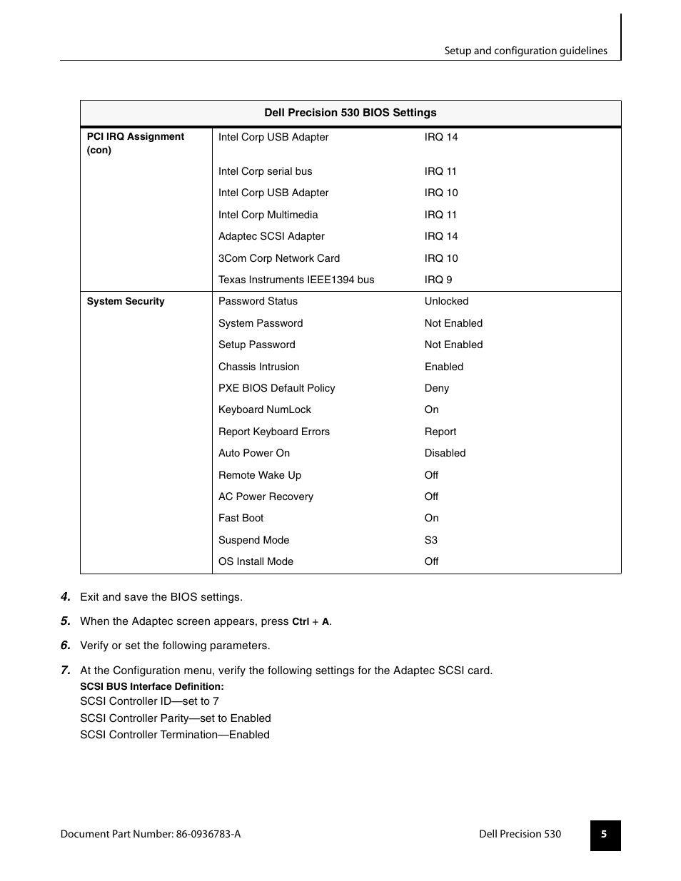 Dell PRECISION 530 User Manual | Page 5 / 8
