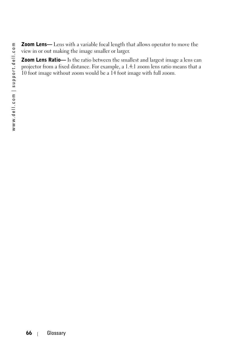 Dell 3400MP User Manual | Page 66 / 68